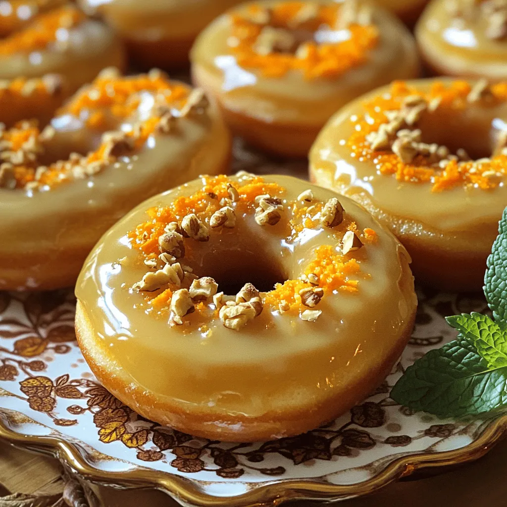 Maple Glazed Carrot Cake Donuts Irresistible Treat