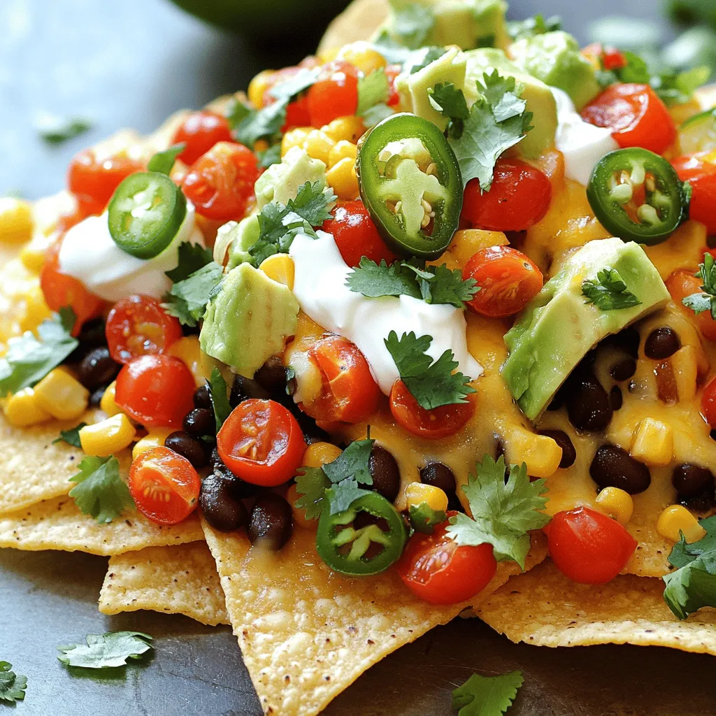 Loaded Veggie Nachos Flavorful and Fun Dish