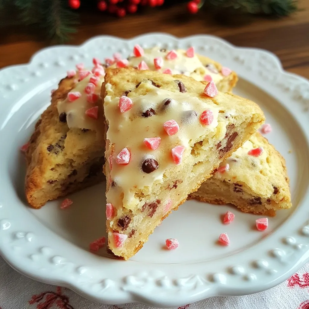 Peppermint Chocolate Chip Scones Irresistible Treat