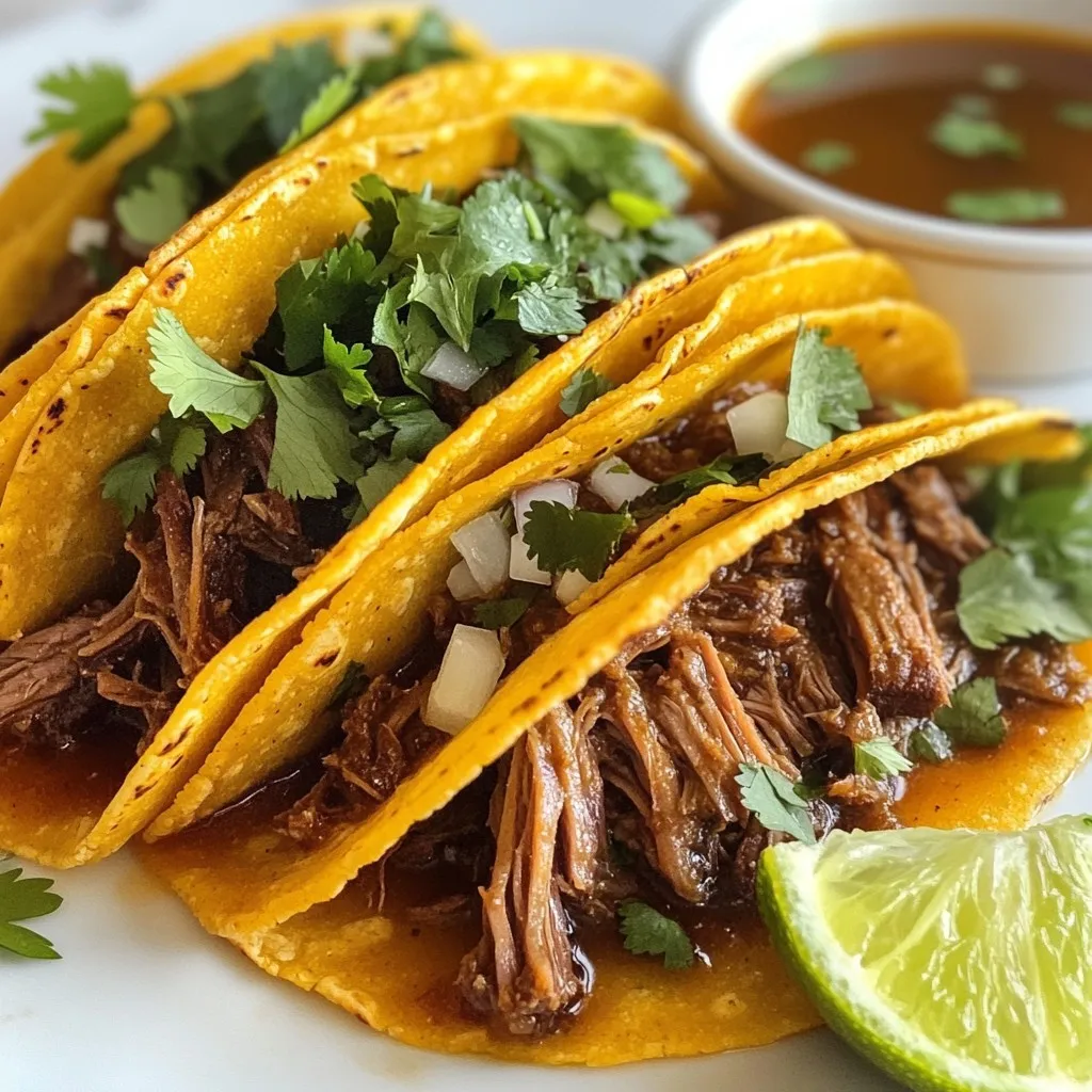 Classic Birria Tacos Flavorful and Savory Delight