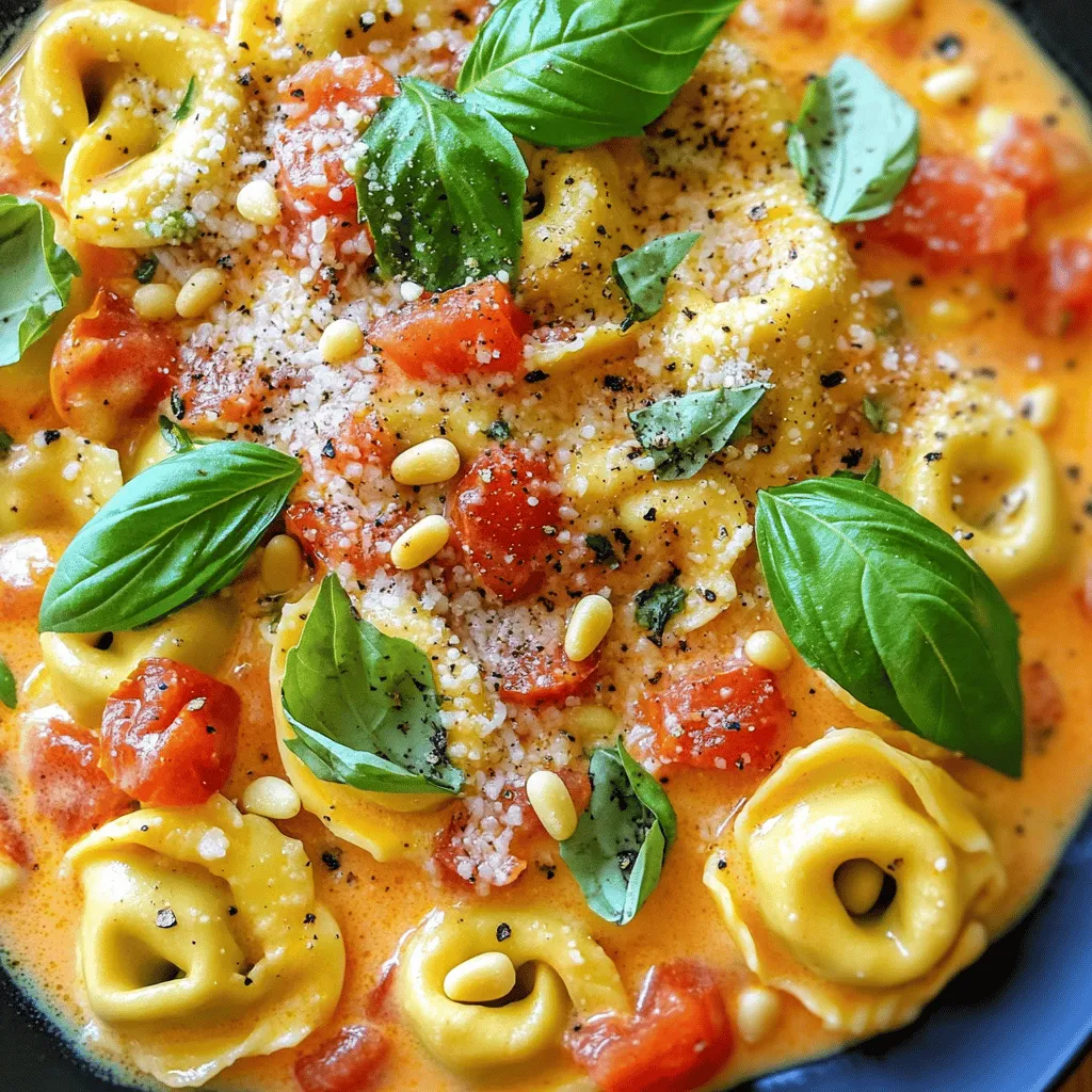 Creamy Tomato Basil Tortellini Easy Dinner Delight
