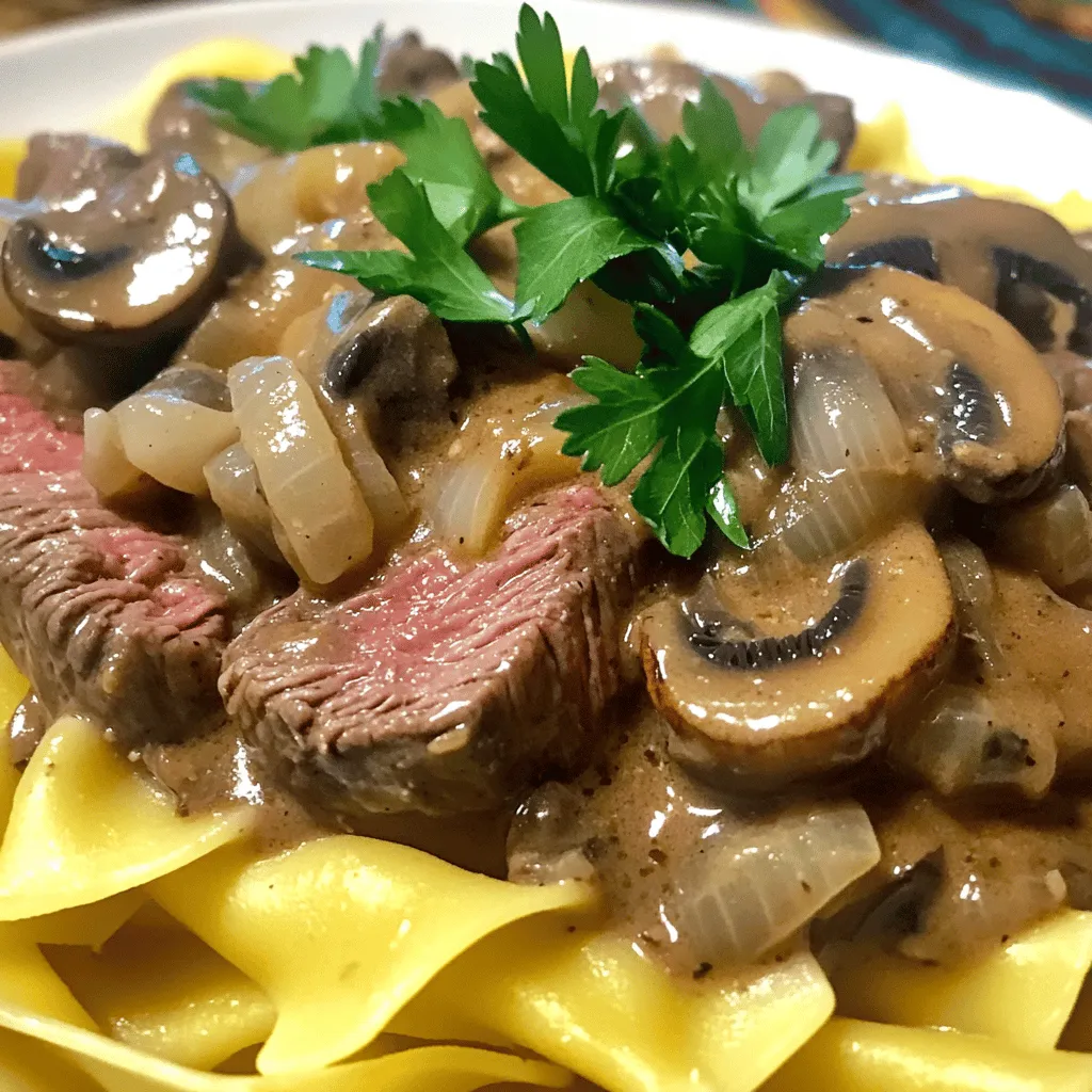 Classic Beef Stroganoff Hearty and Comforting Meal