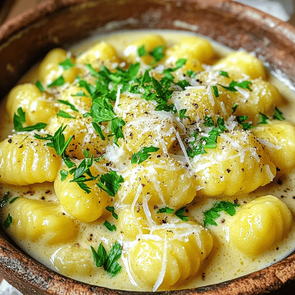 Creamy Garlic Parmesan Gnocchi 15 Minutes Delight