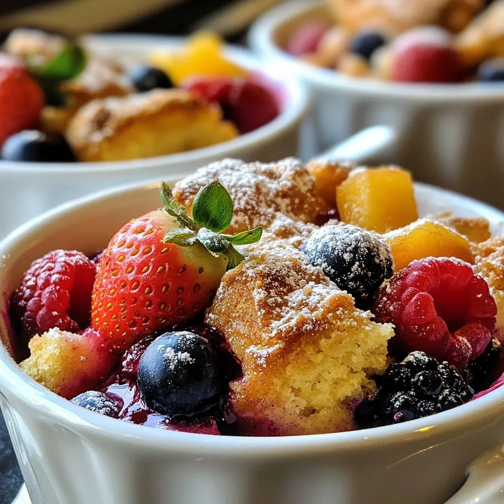 Triple Berry Cobbler Delightful and Simple Recipe