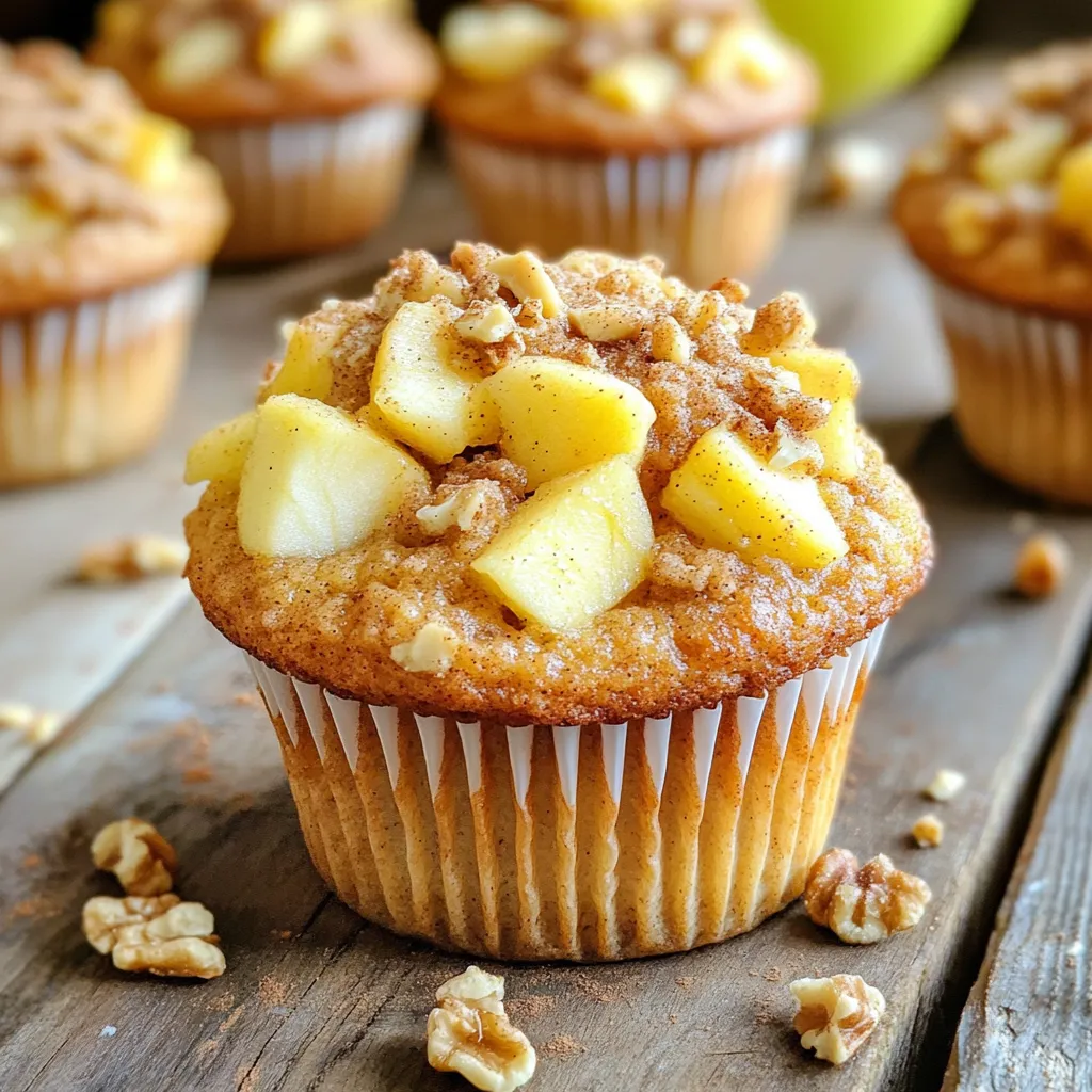 Apple Cinnamon Streusel Muffins Fluffy and Delightful
