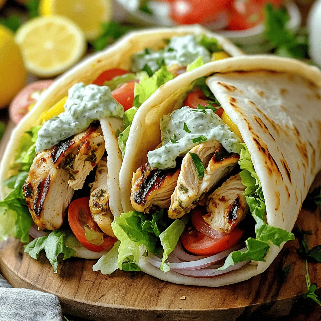 Greek Chicken Gyros Flavorful Recipe to Try Today