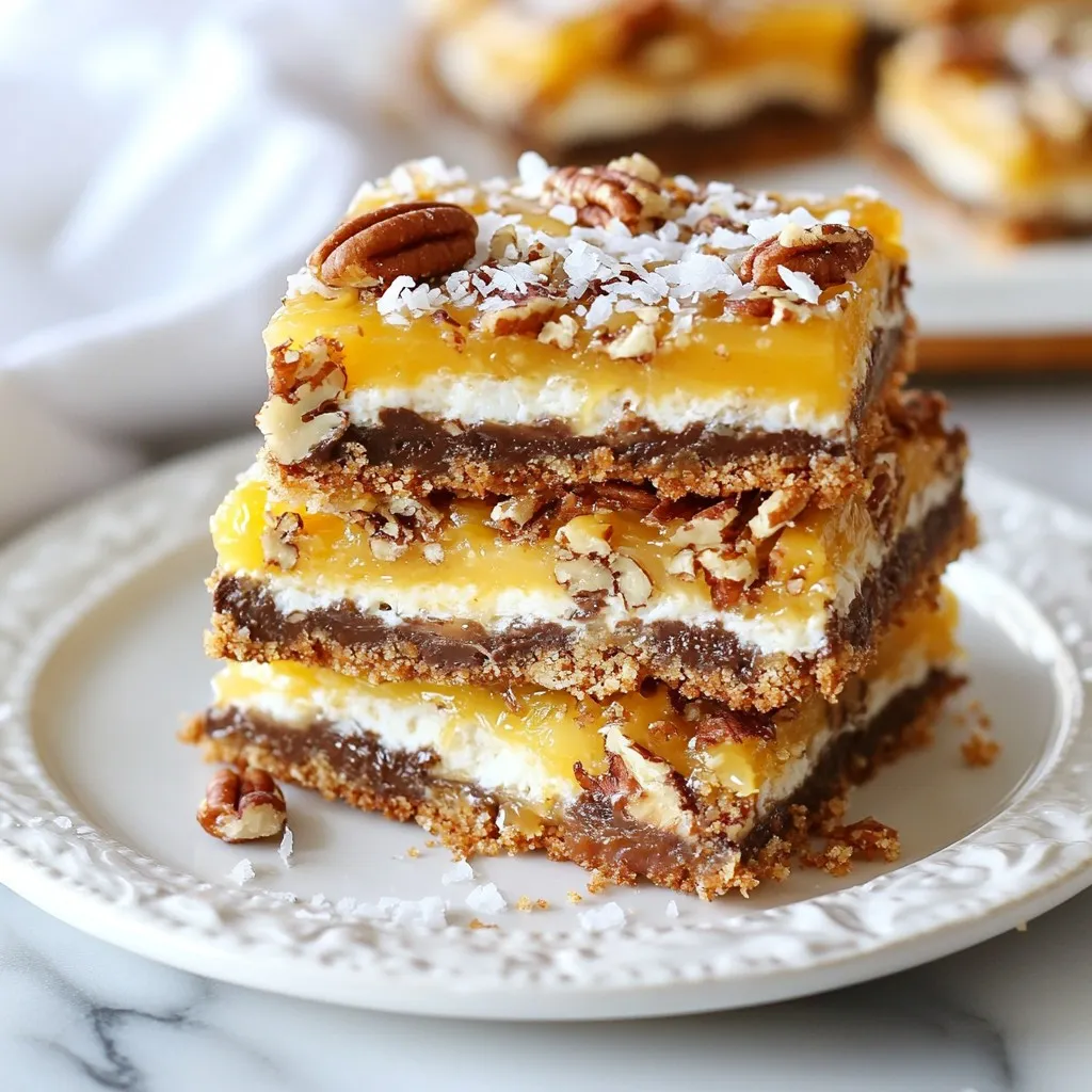 Coconut Caramel Magic Bars Irresistible Sweet Treat