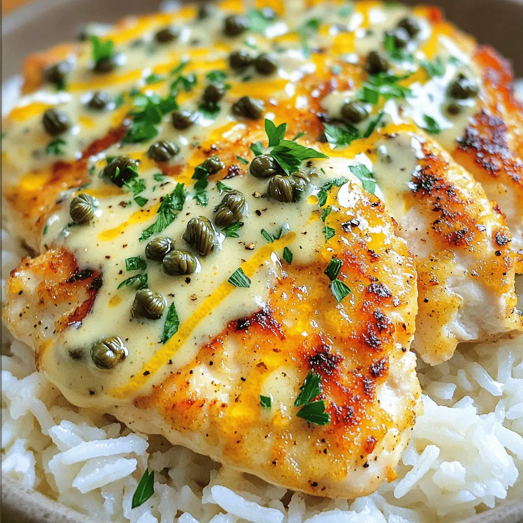 Creamy Lemon Chicken Piccata Easy Weeknight Meal