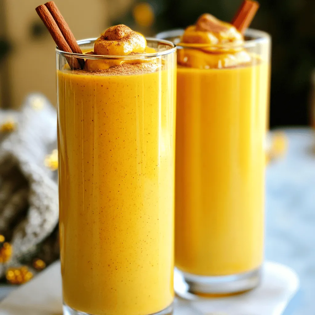 Peanut Butter Pumpkin Smoothie Powerful Fall Flavor