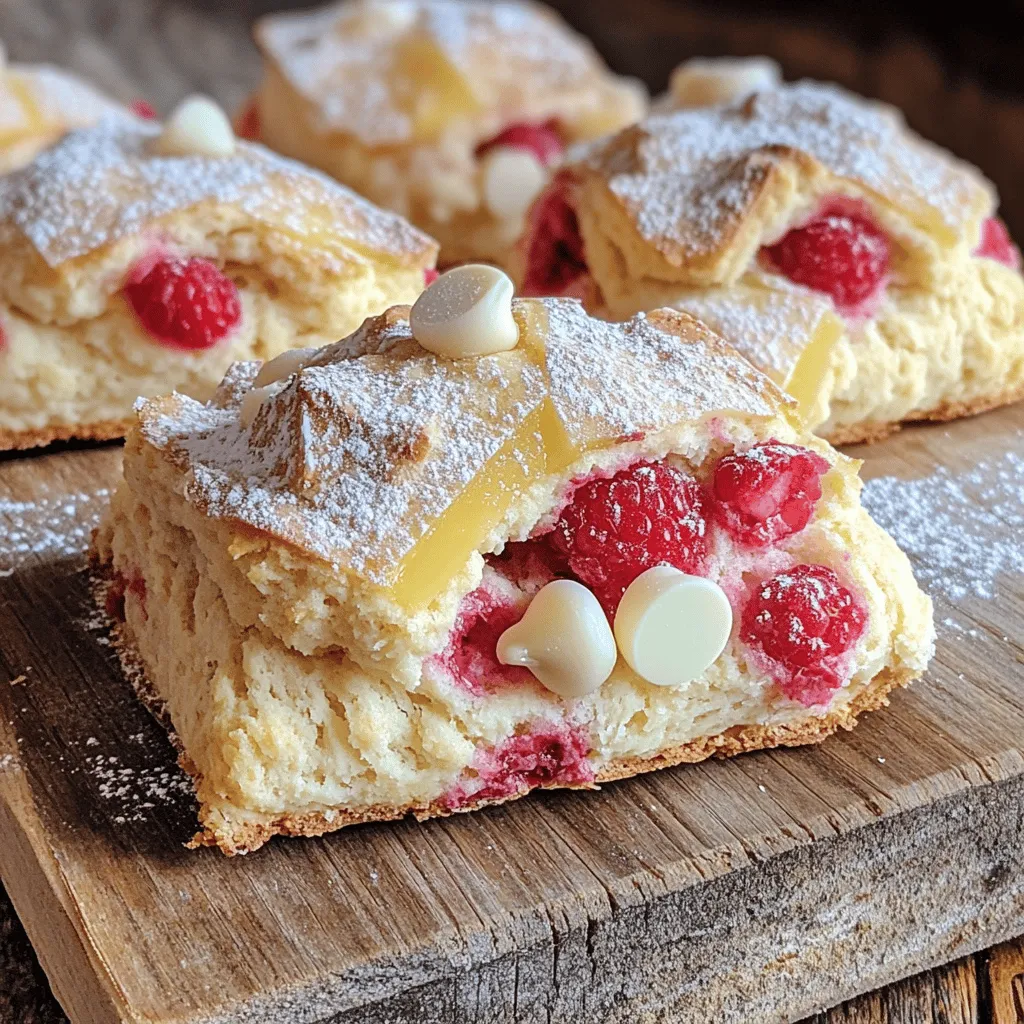 Irresistible White Chocolate Raspberry Scones Recipe