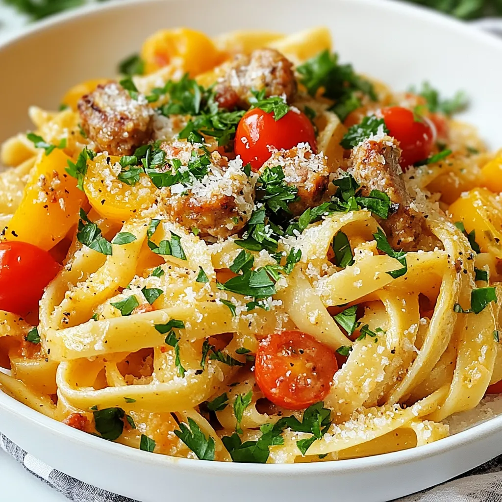 Creamy Cajun Turkey Sausage Pasta Flavor Explosion