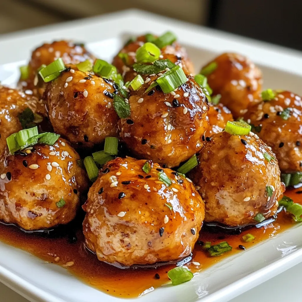Teriyaki Chicken Meatballs Flavorful and Easy Recipe