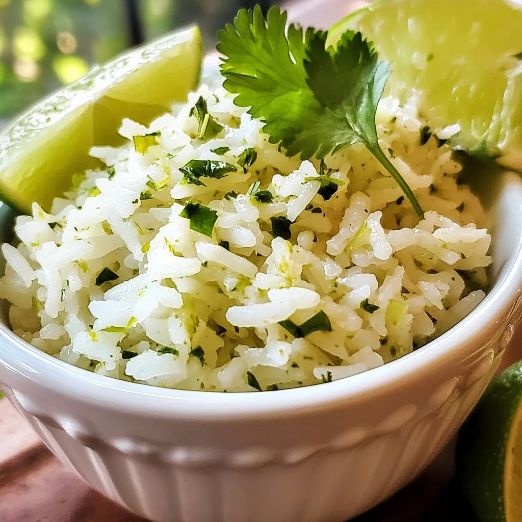 Zesty Cilantro Lime Rice Flavorful Side Dish Recipe