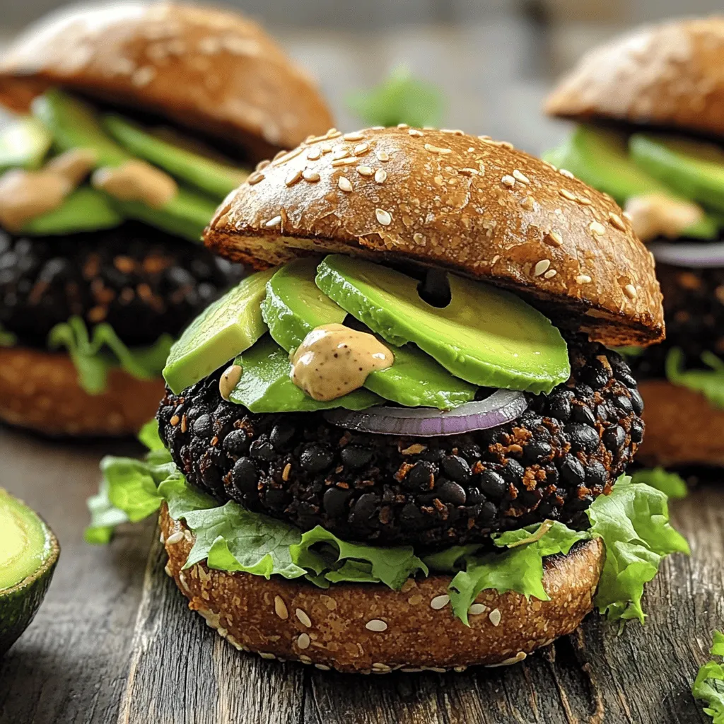 Spicy Black Bean Burgers Flavorful and Healthy Option