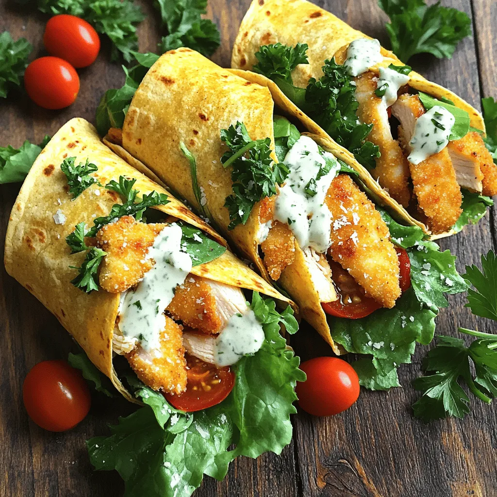 Savory Chicken Caesar Wraps Easy and Tasty Meal