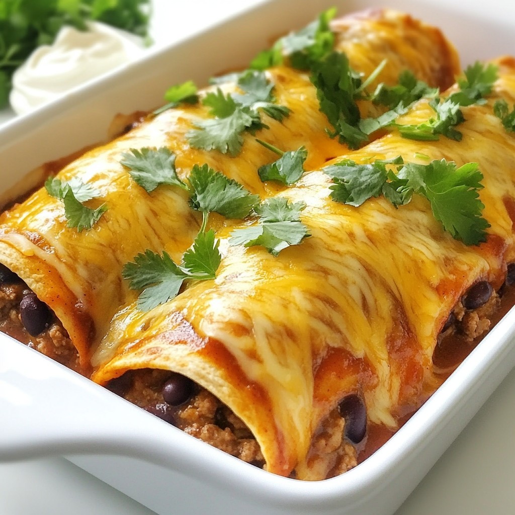 Zesty Mexican Ground Beef Enchiladas Recipe Guide