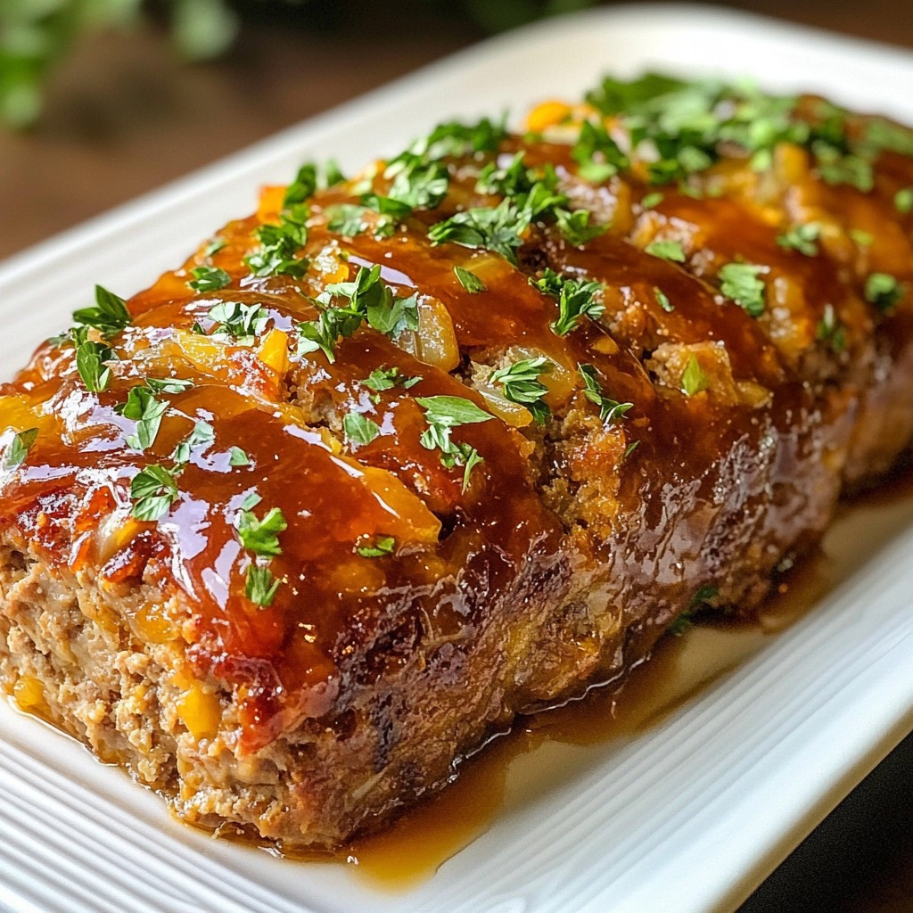 Honey Garlic Meatloaf Delightful and Easy Recipe
