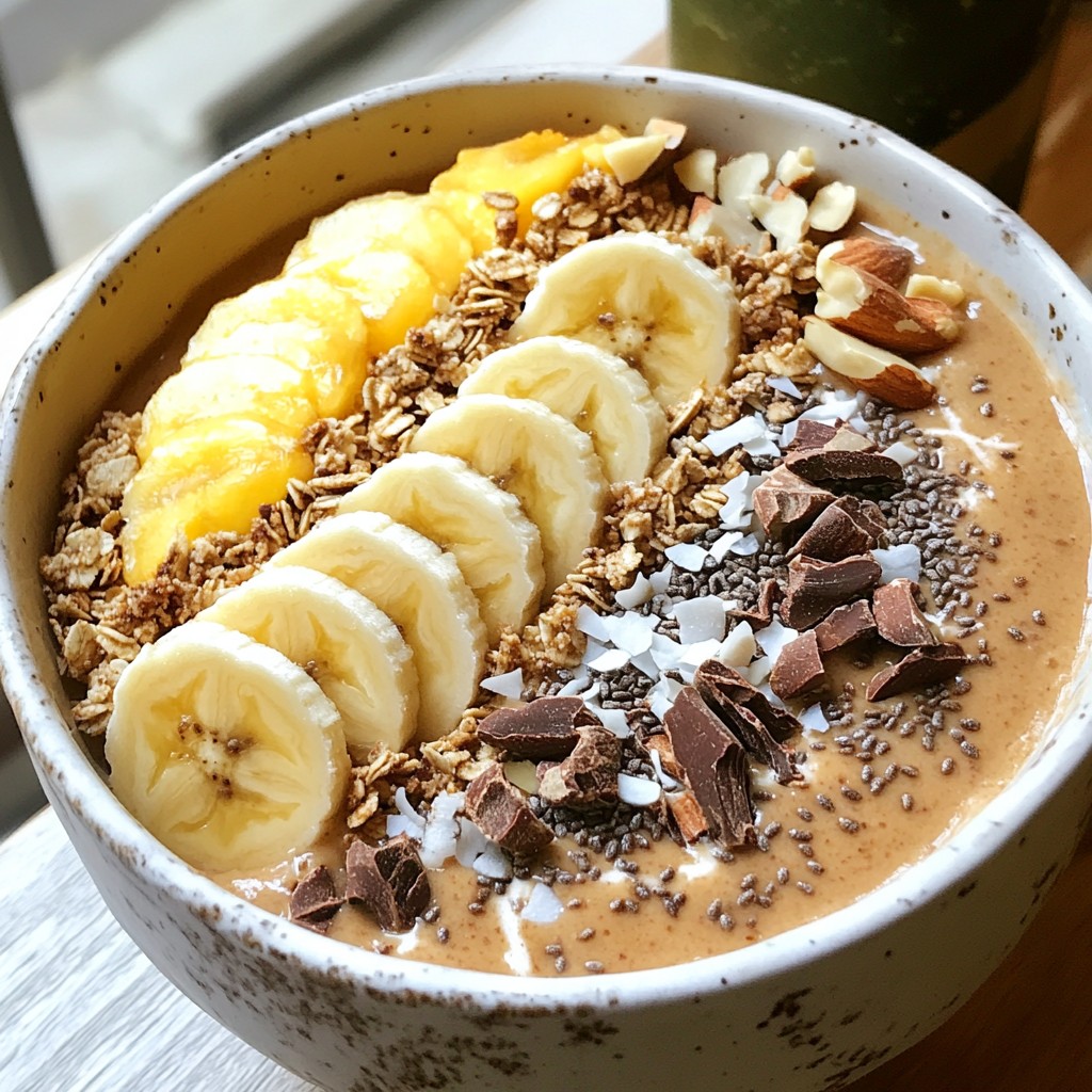 Peanut Butter Banana Smoothie Bowl Creamy Delight