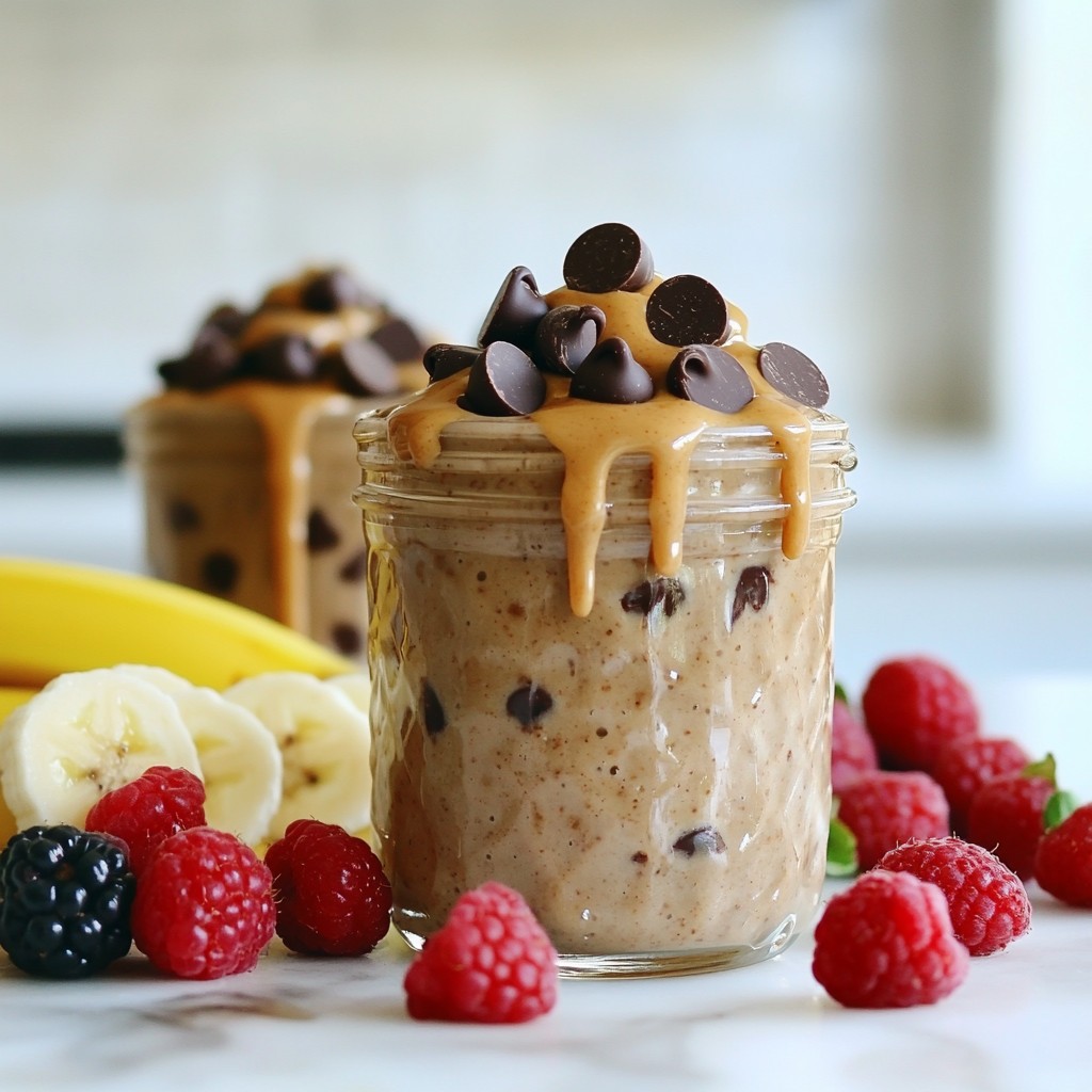 Peanut Butter Cup Overnight Oats Easy and Tasty Recipe