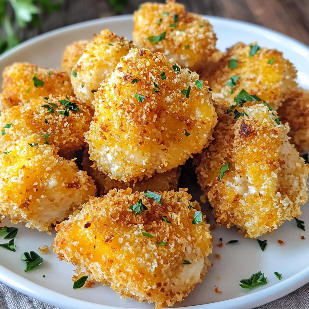 Garlic Parmesan Chicken Bites Crispy and Flavorful Treat