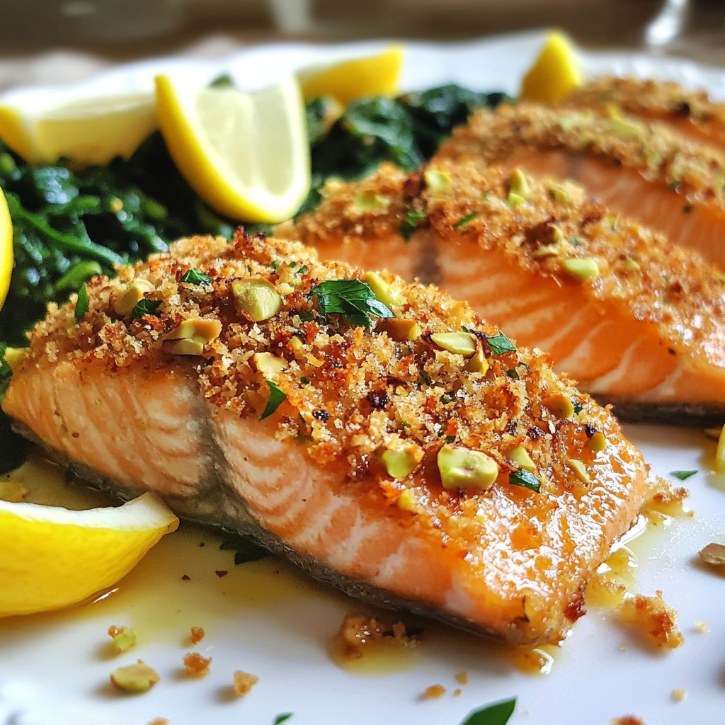 Pistachio Crusted Salmon Flavorful and Easy Dinner