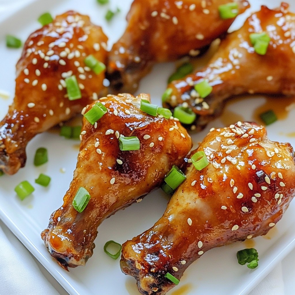Honey Soy Glazed Drumsticks Irresistible and Simple Recipe