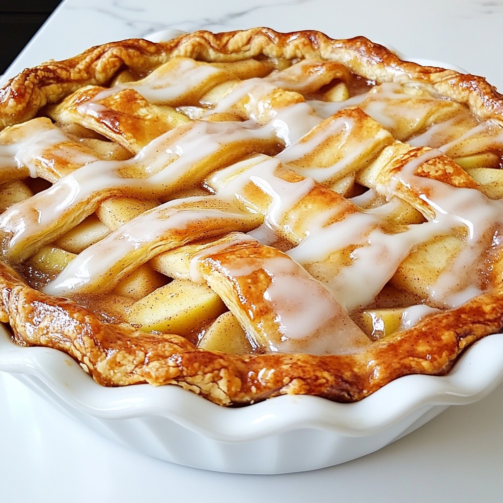 Cinnamon Roll Apple Pie Delightful and Easy Recipe