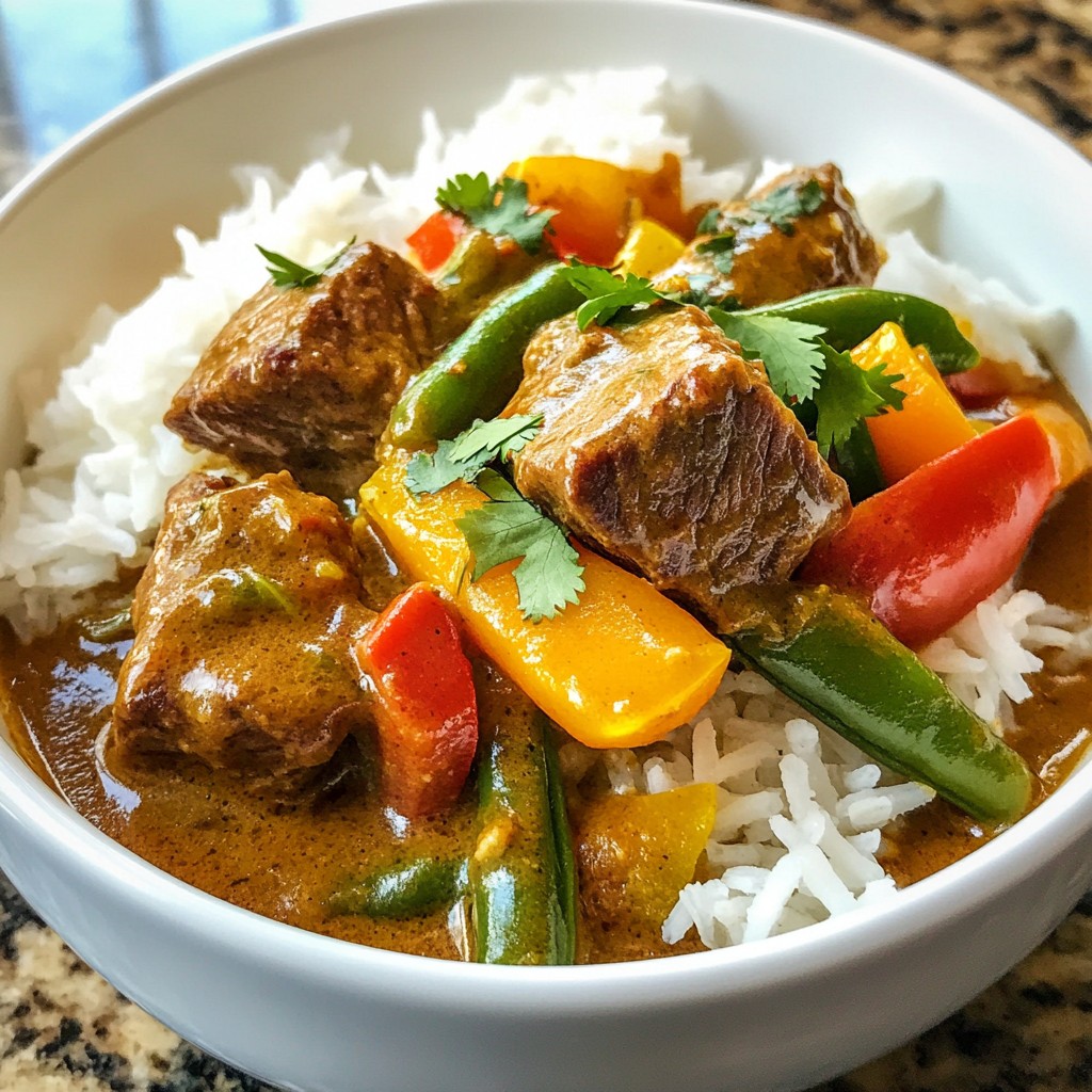 Slow Cooker Beef and Vegetable Curry Flavor Boost