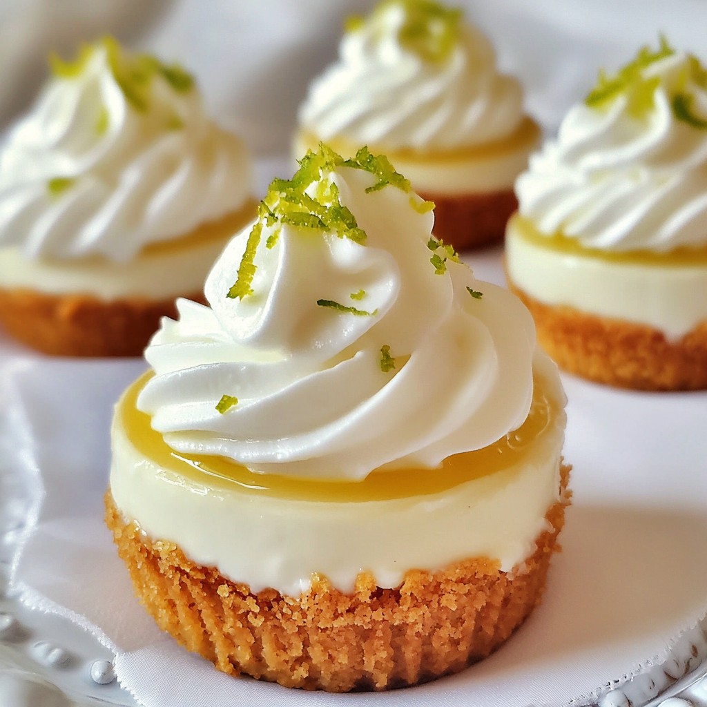 Key Lime Cheesecake Cups Delightful and Easy Treat