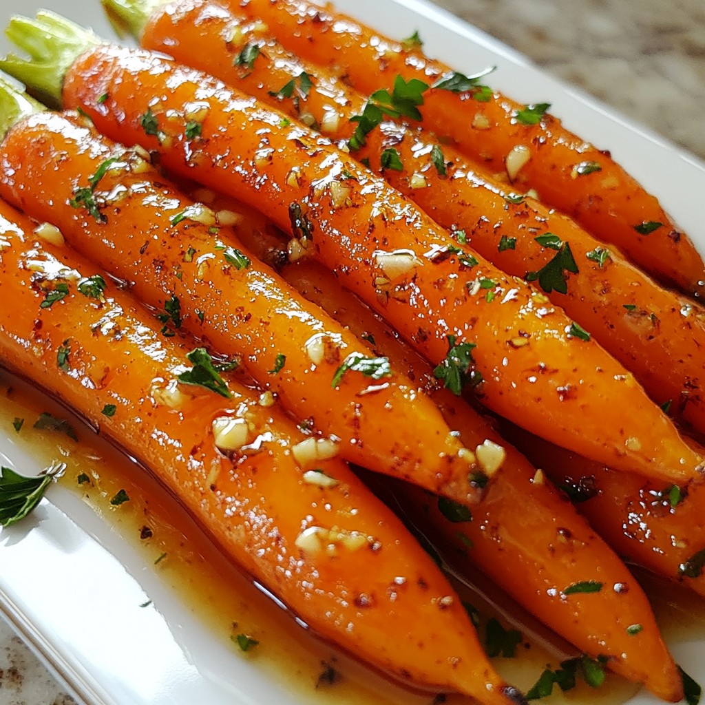 Honey Garlic Glazed Carrots Flavorful Side Dish Delight