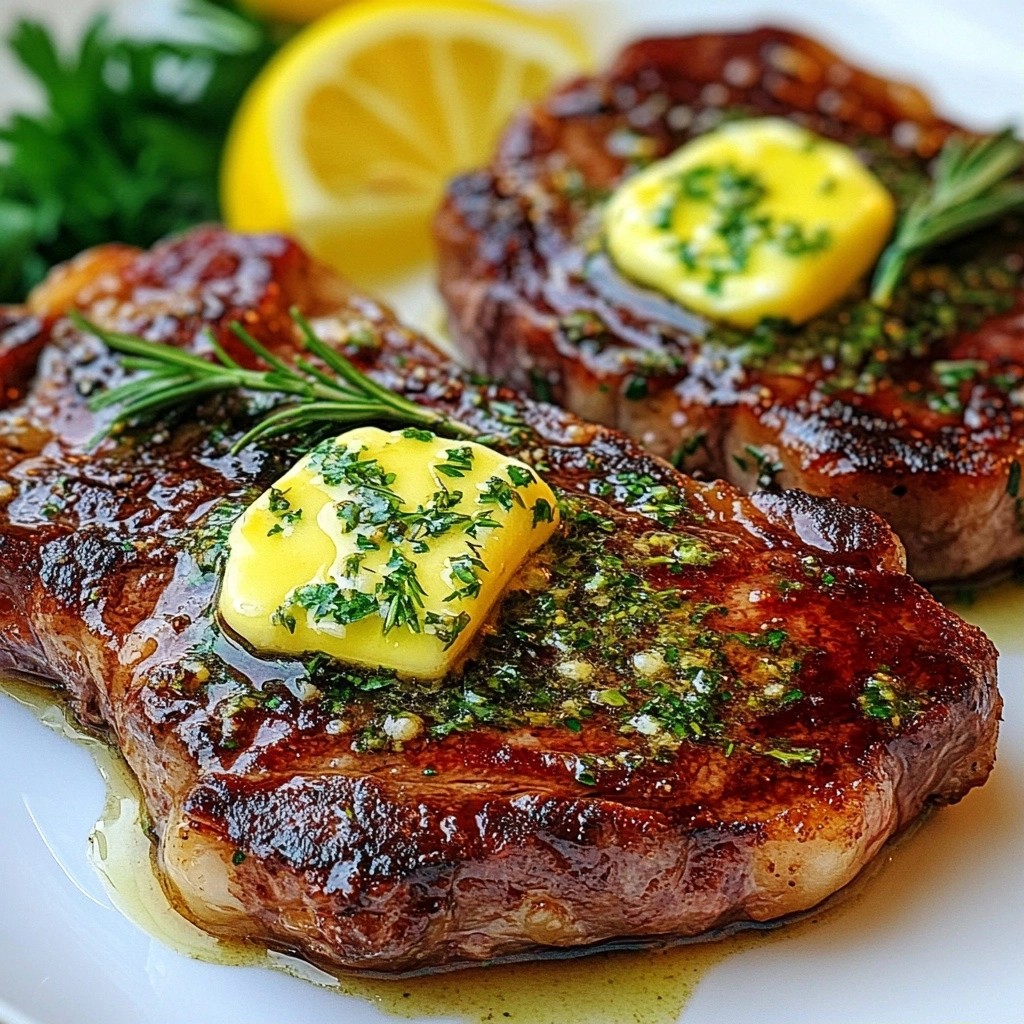 Seared Steak with Herb Butter Irresistible Flavor Boost