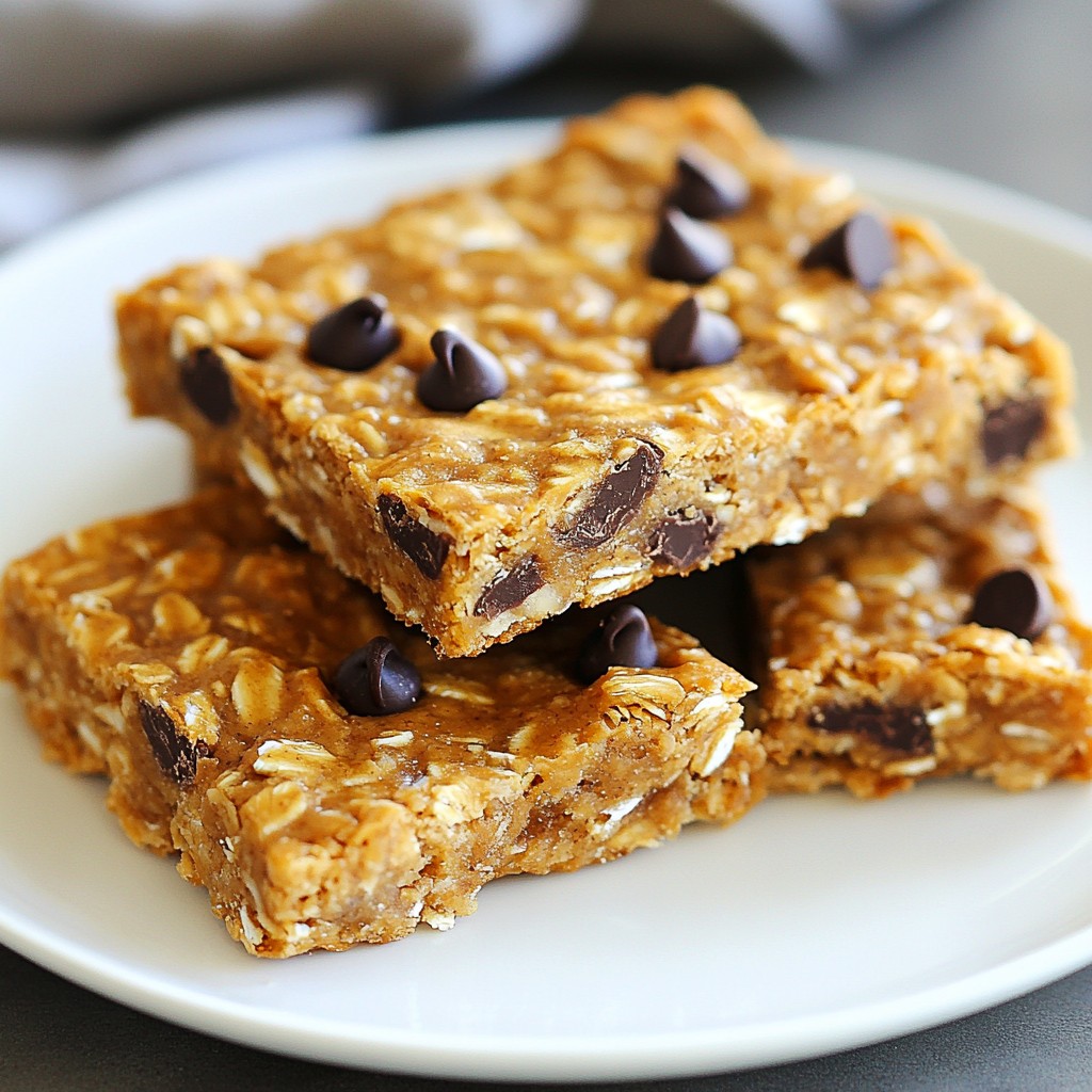 Peanut Butter Oatmeal Energy Bars Simple and Tasty