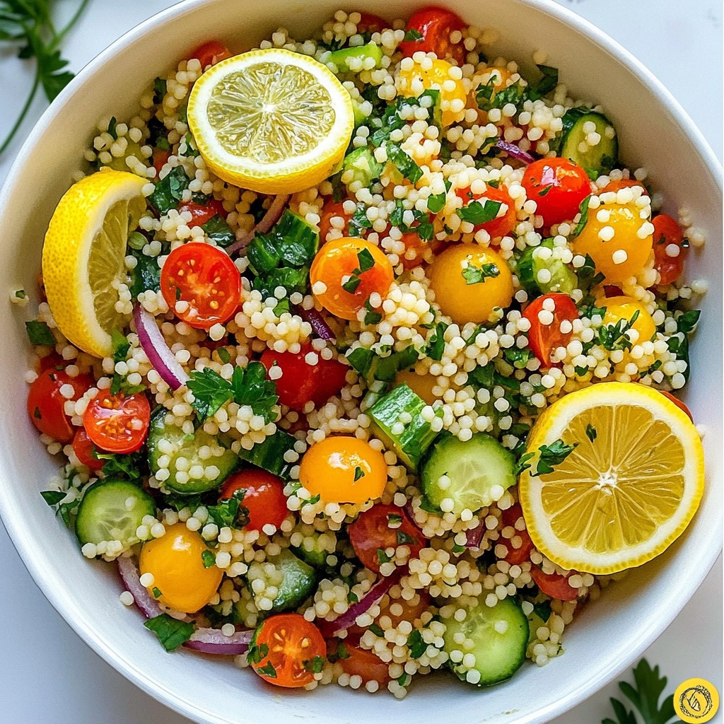 Lemon Herb Couscous Salad Fresh and Flavorful Delight