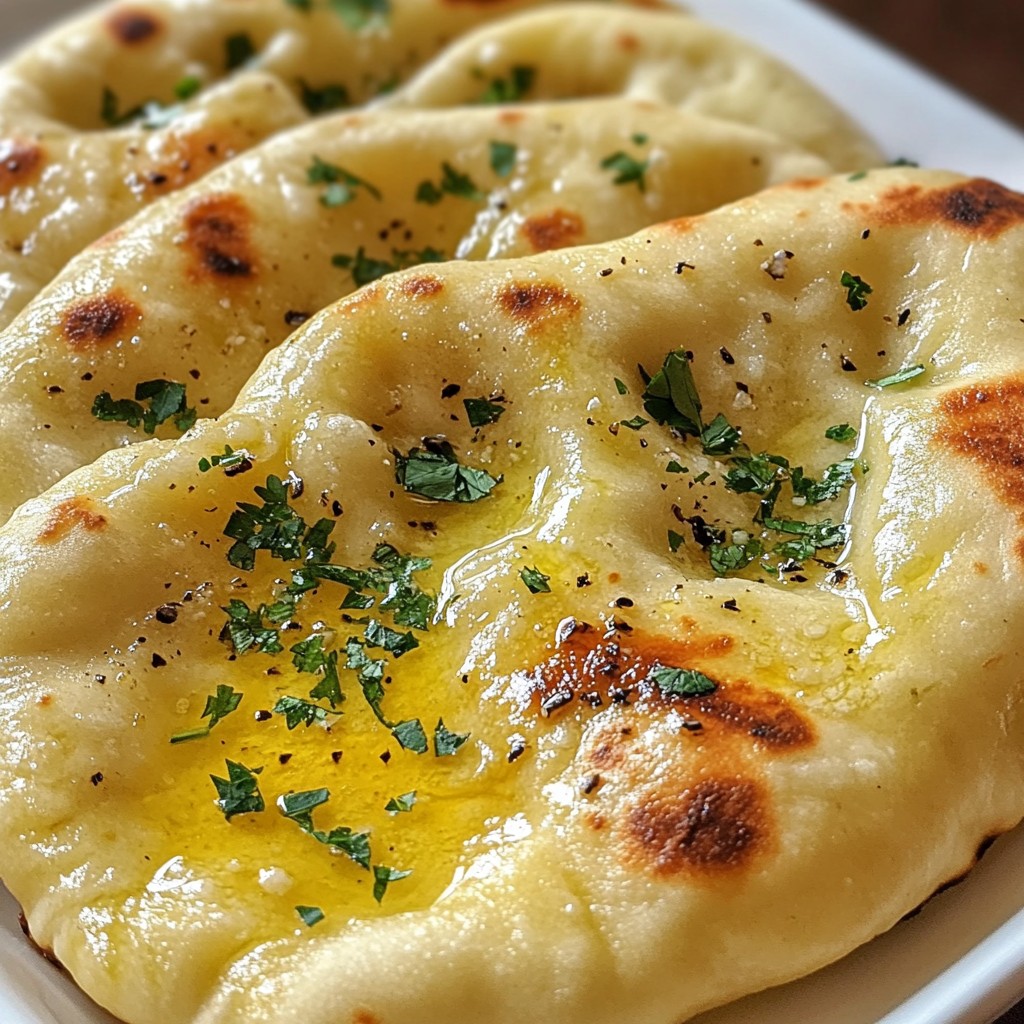 Buttery Garlic Naan Bread Irresistible and Easy Recipe