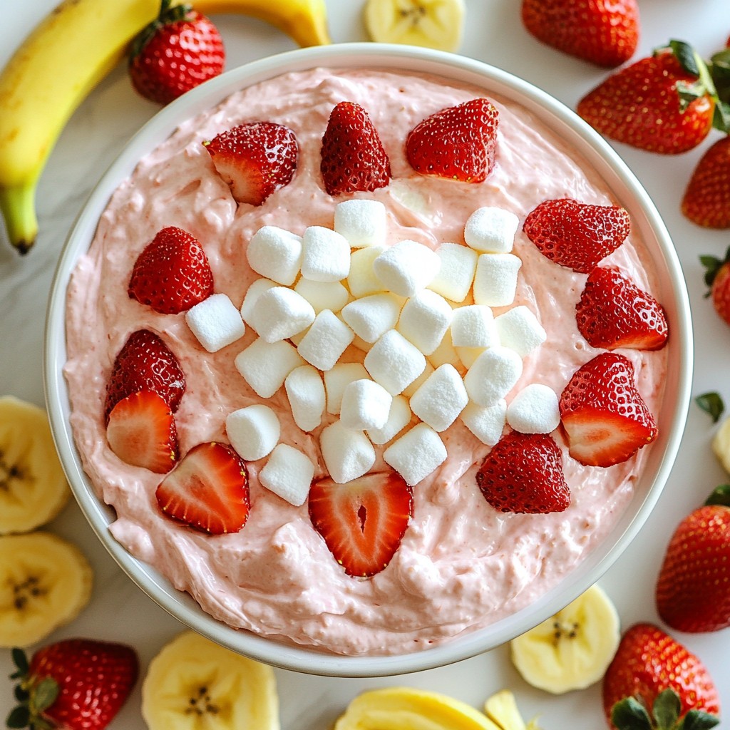 Strawberry Marshmallow Fruit Dip Simple and Sweet Treat