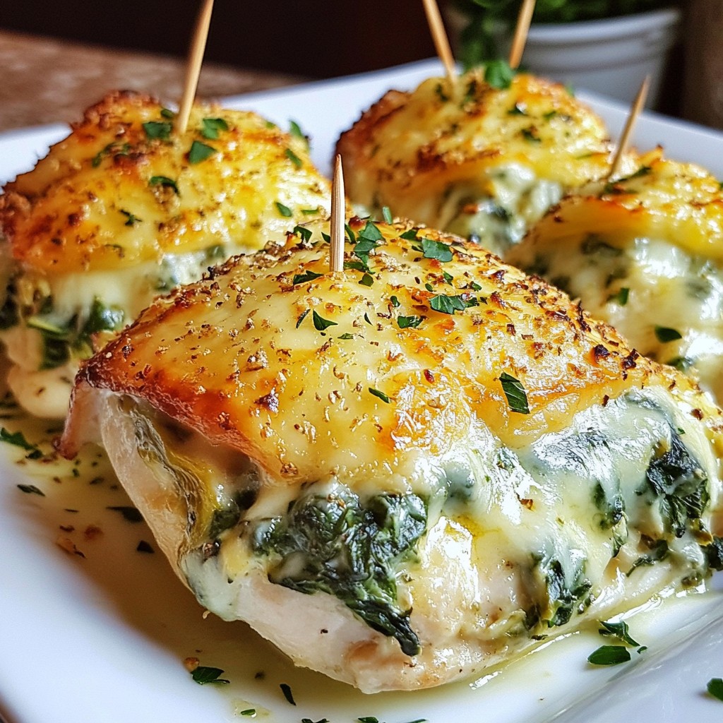 Spinach Artichoke Stuffed Chicken Flavorful Delight