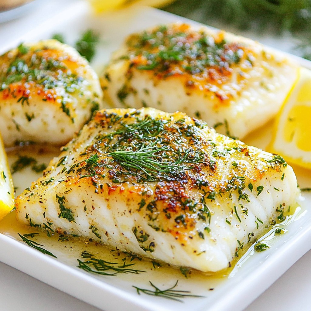 Herb Butter Baked Cod Flavorful and Simple Recipe