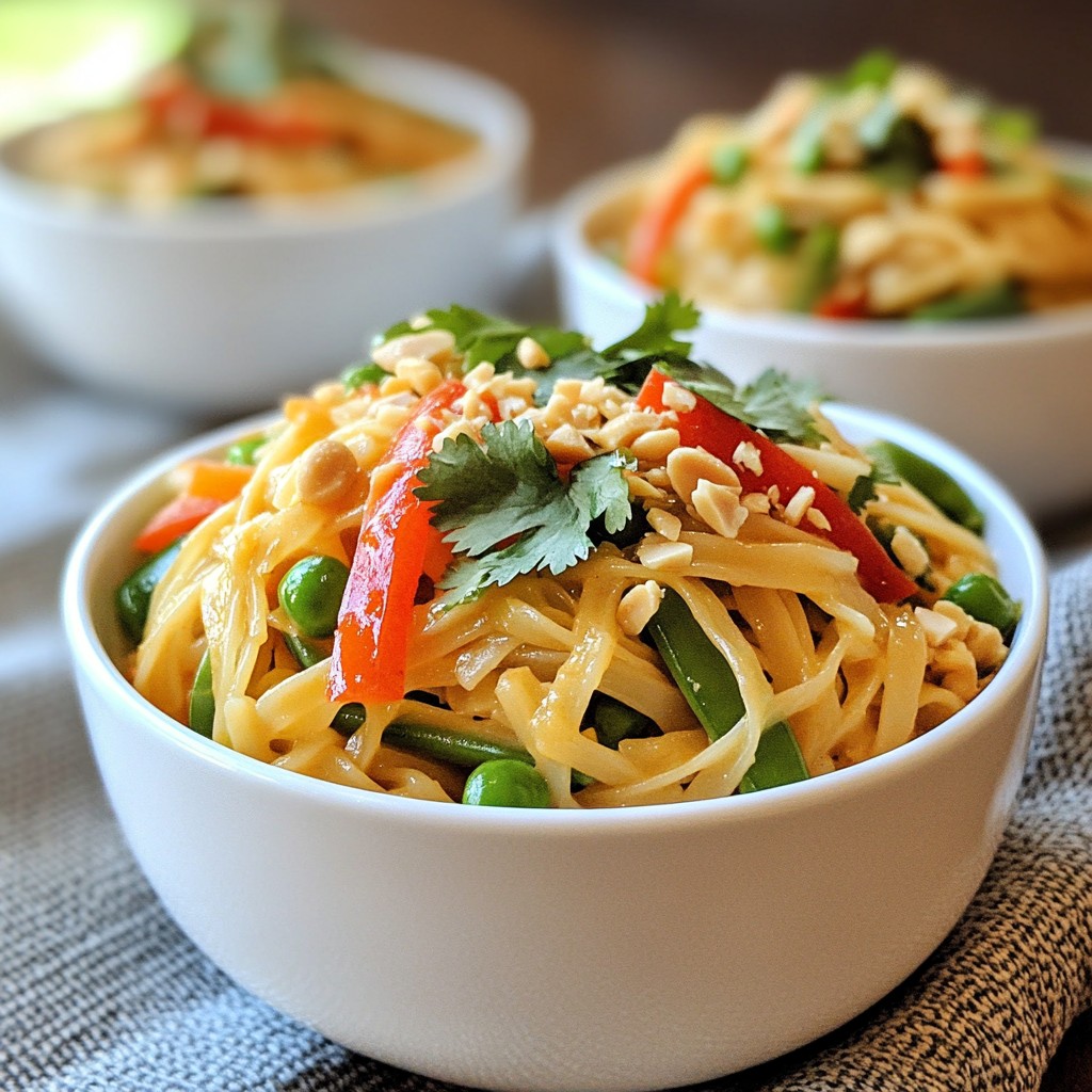 Spicy Thai Peanut Noodles Quick and Flavorful Dish