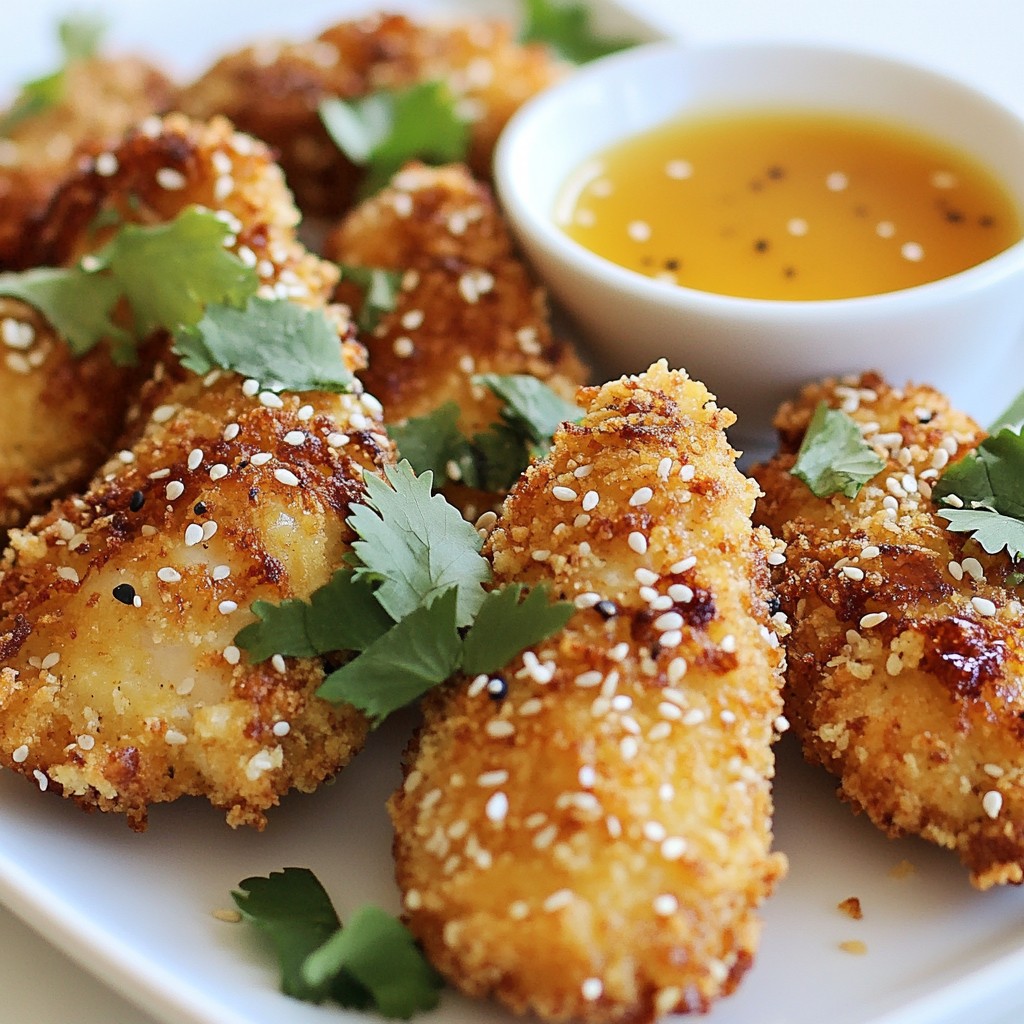 Crispy Sesame Chicken Tenders Flavorful and Easy Recipe