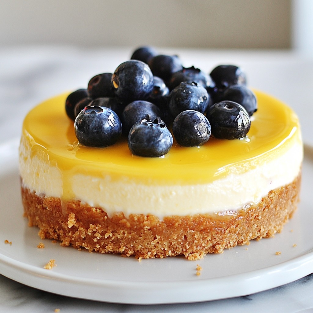Lemon Blueberry Cheesecake Delightful and Easy Recipe