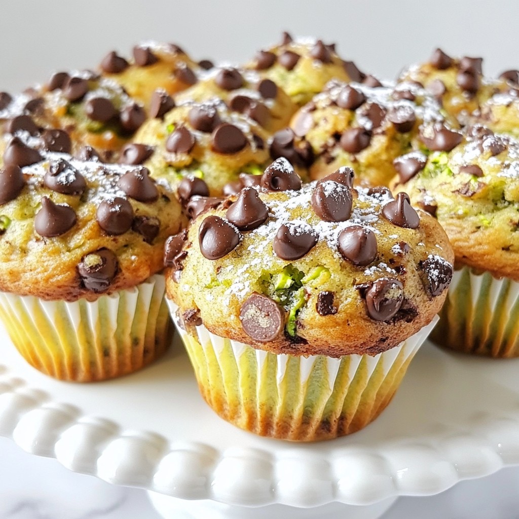 Chocolate Chip Zucchini Muffins Tasty and Healthy Delight