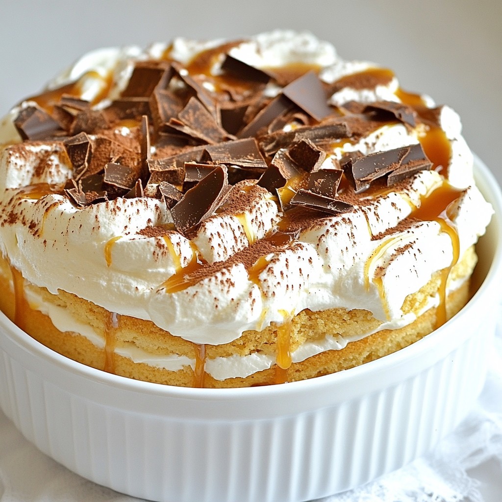 Caramel Macchiato Icebox Cake Simple Sweet Treat