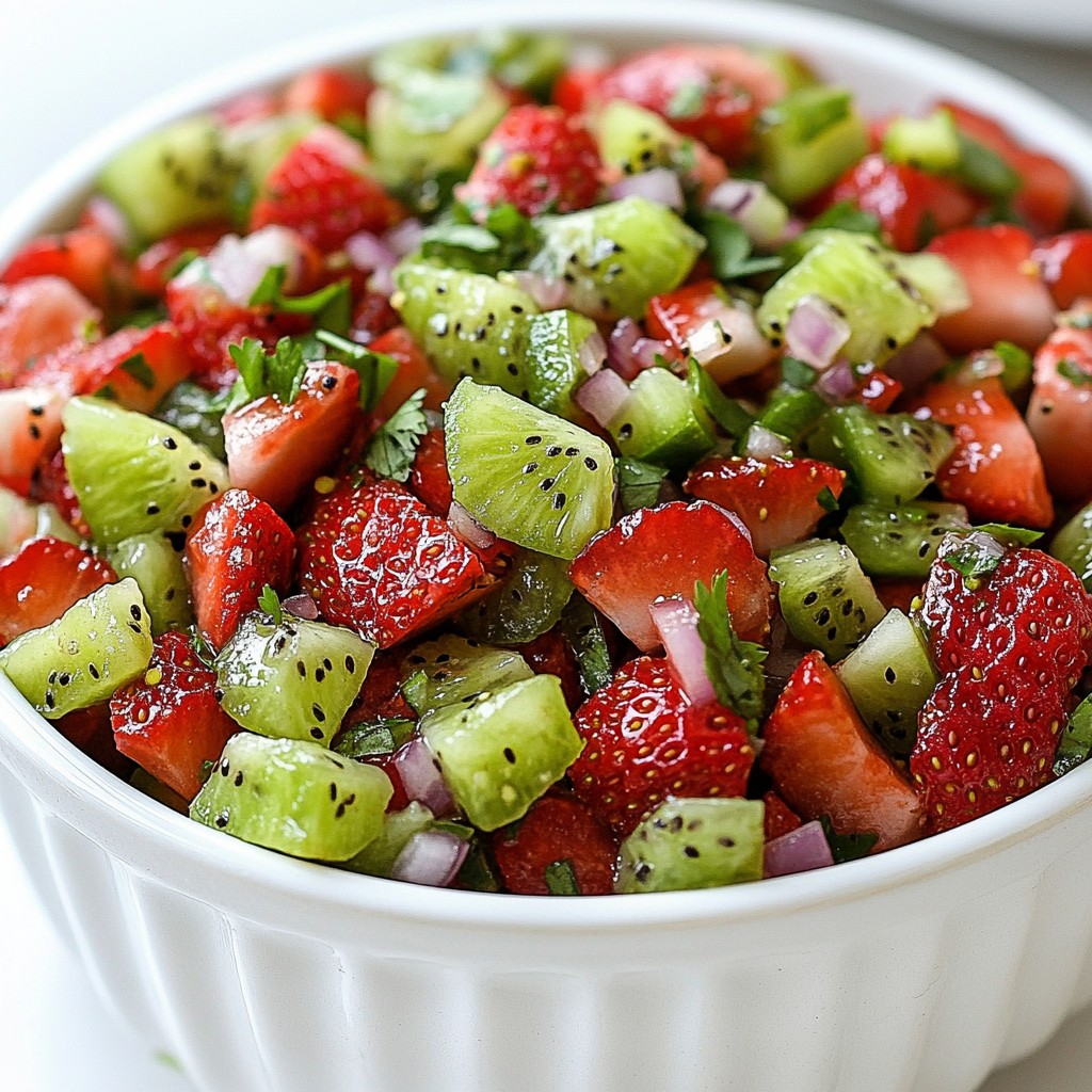 Strawberry Kiwi Salsa Fresh and Flavorful Treat
