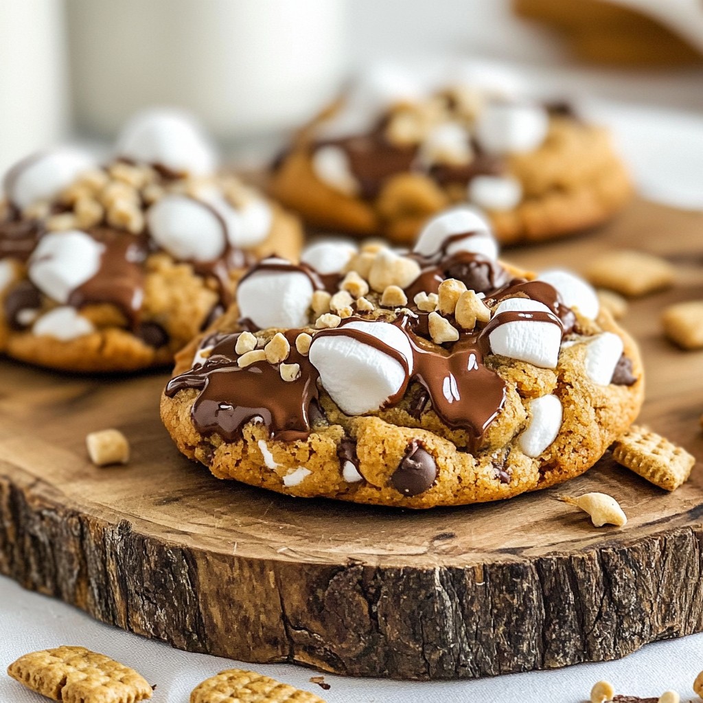 Chocolate Chip S’mores Cookies Irresistible Treats