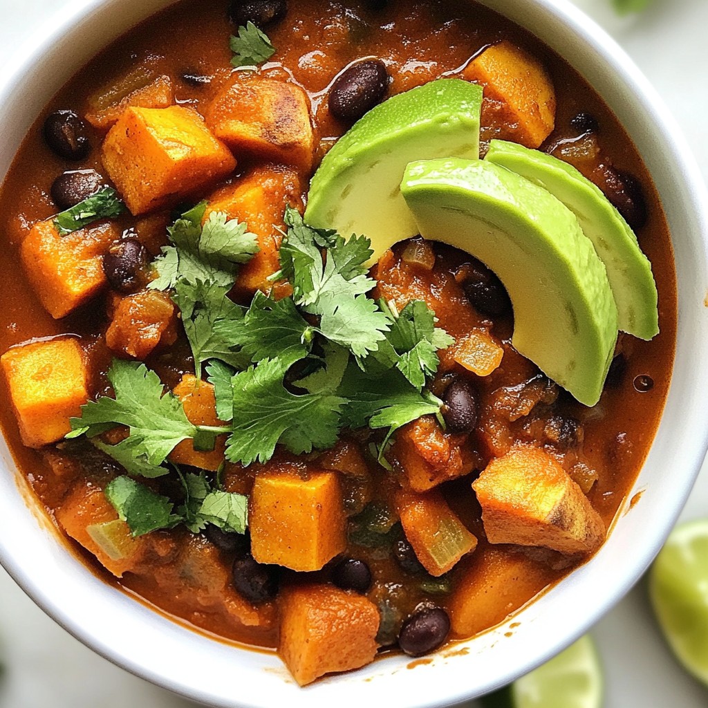 Sweet Potato Black Bean Chili Easy and Flavorful Meal