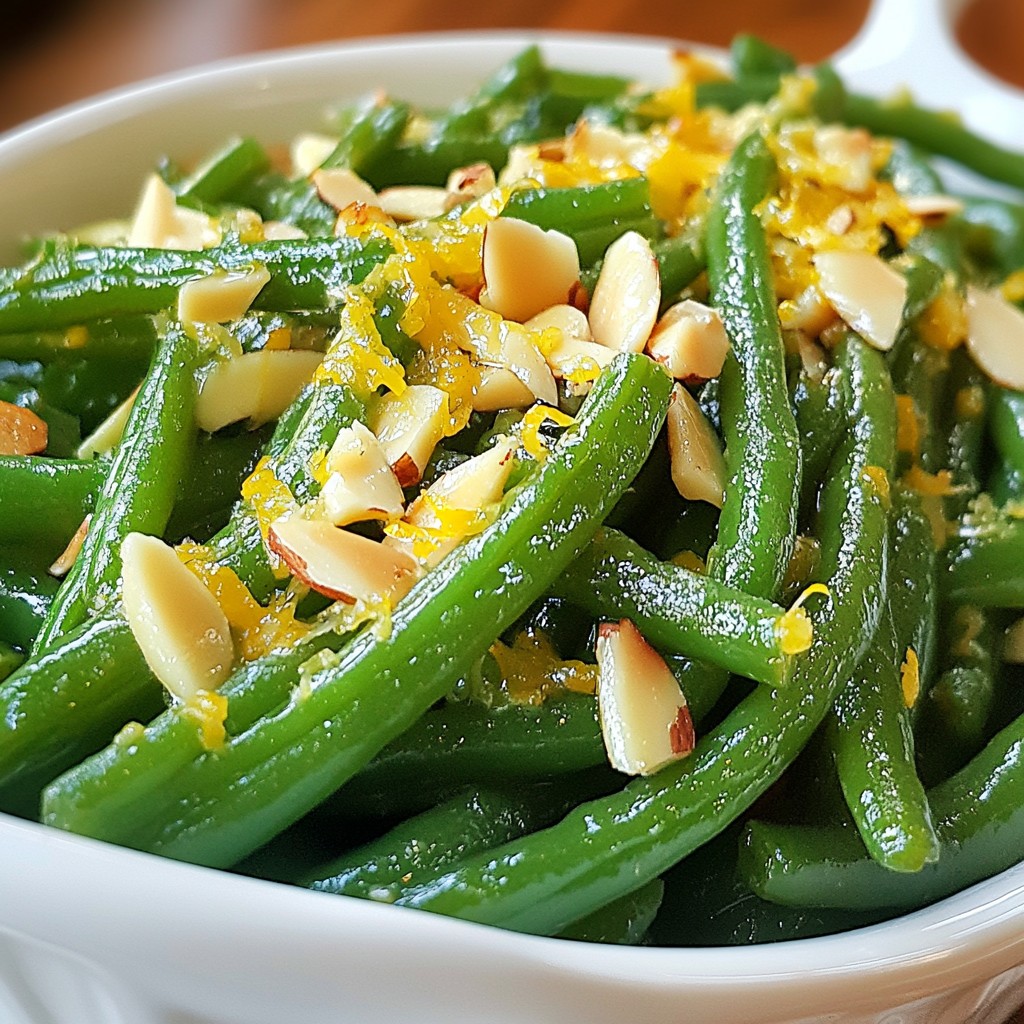 Garlic Butter Green Beans Delightful Flavor Boost