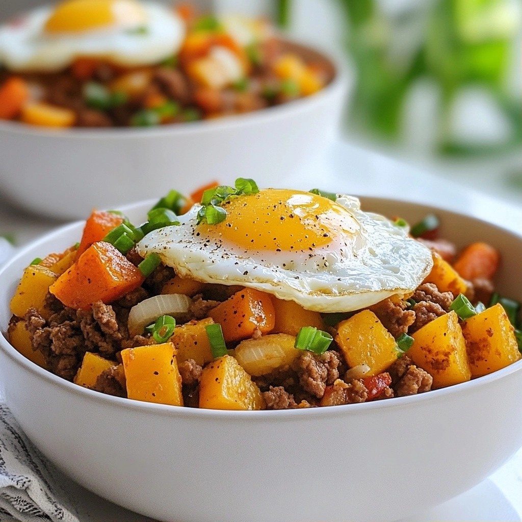 Hearty Ground Beef and Sweet Potato Hash Recipe Guide
