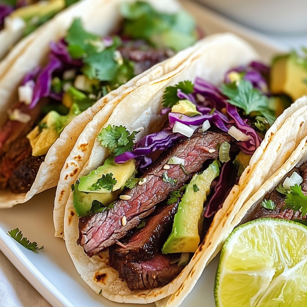 Chili Lime Skirt Steak Tacos Flavorful and Fresh Meal