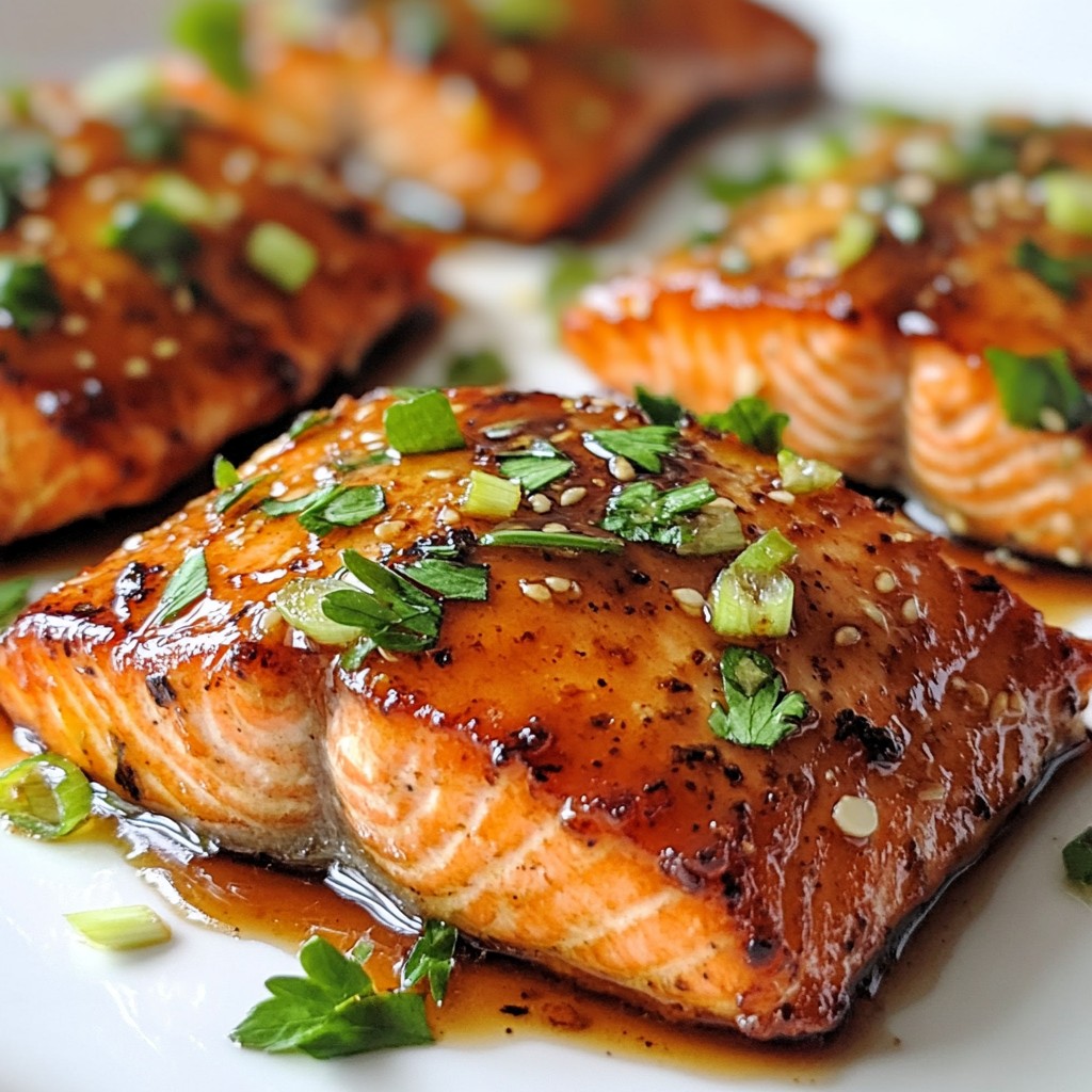 Maple Glazed Salmon Perfectly Sweet and Savory Dish