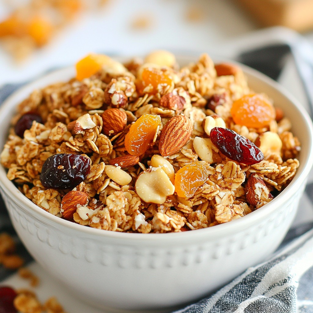 Crunchy Granola Clusters Easy and Healthy Recipe